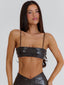 ISHANI CROP TOP CHOCOLATE BROWN Crop Top 