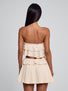 ISIDORA TOP BEIGE Crop Top 