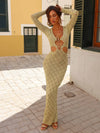ISOTTA MAXI DRESS GOLD Maxi Dress 
