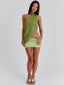 ITZEL MINI DRESS GREEN Mini Dress 