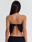 ITZELI TOP BLACK Crop Top 