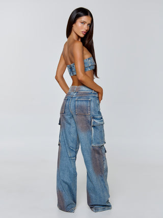 JACINTA CARGO DENIM Cargo Pants 