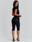 JAMIYA CAPRI JUMPSUIT BLACK Jumpsuit 