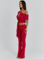 JANIYA PANTS RED Pants 