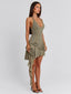 JAQUIE MINI DRESS KHAKI Mini Dress 