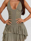 JAQUIE MINI DRESS KHAKI Mini Dress 