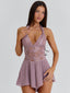 JAYDAH PLAYSUIT DUSTY PURPLE Playsuit 