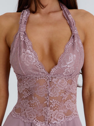 JAYDAH PLAYSUIT DUSTY PURPLE Playsuit 