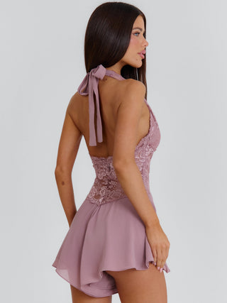 JAYDAH PLAYSUIT DUSTY PURPLE Playsuit 