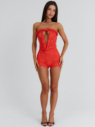 JAYLEE PLAYSUIT CORAL Playsuit 