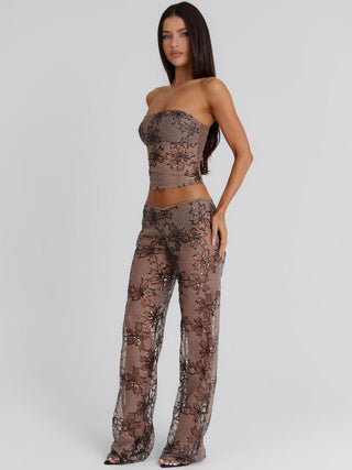 JOCELYNN CORSET TOP TAUPE Corset 