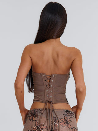 JOCELYNN CORSET TOP TAUPE Corset 