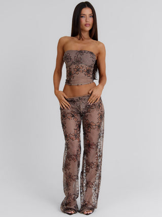 JOCELYNN PANTS TAUPE Pants 
