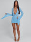 JOLENE MINI DRESS BLUE Mini Dress 