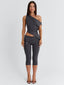 JULIETT CROP TOP DARK GREY Crop Top 
