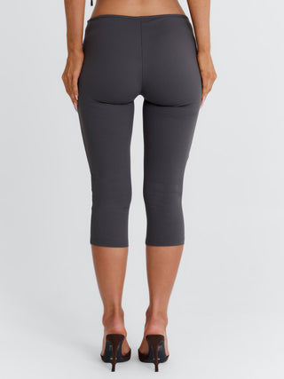 JULIETT CAPRI PANTS DARK GREY Pants 
