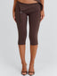 JULIETT CAPRI PANTS CHOCOLATE Pants 