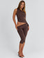 JULIETT CAPRI PANTS CHOCOLATE Pants 