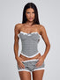 JUNNIE CORSET BLACK GINGHAM Corset 