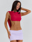 KACEY MINI DRESS RED LILAC Mini Dress 