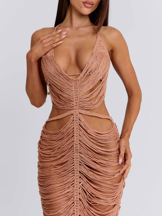 KAELANI MAXI DRESS ROSE GOLD Maxi Dress 