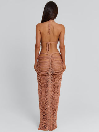 KAELANI MAXI DRESS ROSE GOLD Maxi Dress 