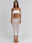 SARAHI MIDI SKIRT WHITE Midi Skirt 
