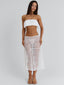 SARAHI MIDI SKIRT WHITE Midi Skirt 
