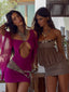 KALEIGH MINI DRESS MAGENTA Mini Dress 