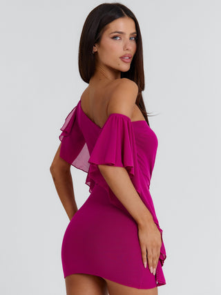 KALEIGH MINI DRESS MAGENTA Mini Dress 