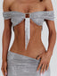 KALISHA TWO PIECE MINI DRESS SILVER Mini Dress 