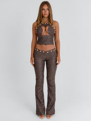 KAMARIS PANTS BROWN