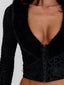 KARISSA CARDIGAN BLACK LEOPARD Cardigan 