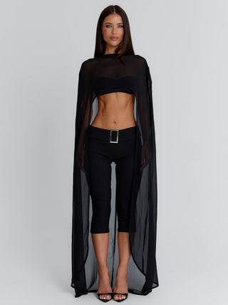 KARLEY CROP TOP BLACK Crop Top 