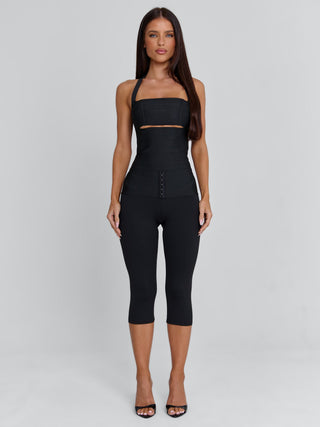 KARNE CAPRI JUMPSUIT BLACK Jumpsuit 