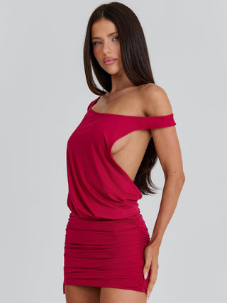 KATHRIN MINI DRESS RED Mini Dress 