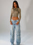 KATNESS PANTS LIGHT WASH DENIM Pants 