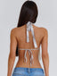 KATRINA CROP TOP SILVER Crop Top 