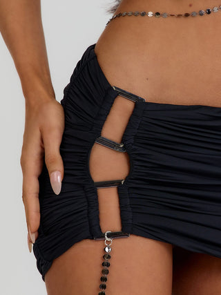 KATY MINI SKIRT BLACK Mini Skirt 