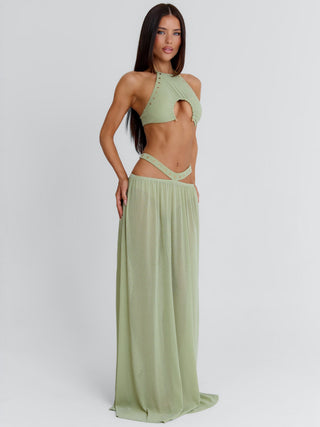 KAYLEY MAXI SKIRT SAGE Maxi Skirt 