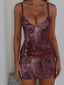 KEILANI MINI DRESS MAROON MIRAGE Mini Dress 