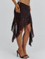 KAYDENCE MIDI SKIRT BROWN Midi Skirt 
