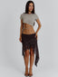 KAYDENCE MIDI SKIRT BROWN Midi Skirt 