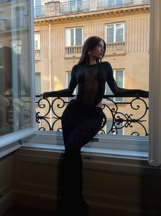KERENSA MAXI SKIRT BLACK Maxi Skirt 