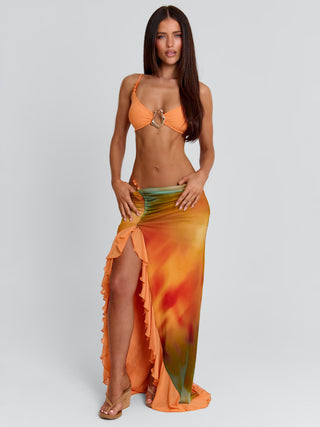 KEZZIA TOP ORANGE Crop Top 