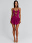 KRISDEN MINI DRESS PLUM Mini Dress 