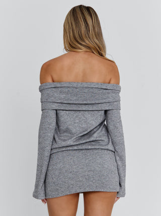 KYOLA MINI DRESS GREY Mini Dress 