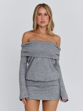 KYOLA MINI DRESS GREY Mini Dress 