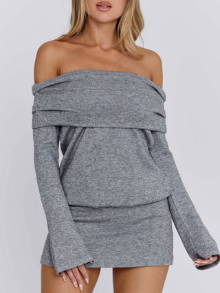 KYOLA MINI DRESS GREY Mini Dress 
