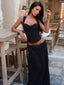 LAURO MAXI SKIRT BLACK Maxi Skirt 